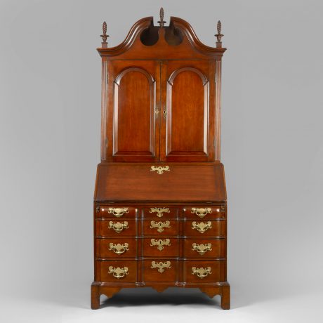 Chippendale Blocked-Front Secretary